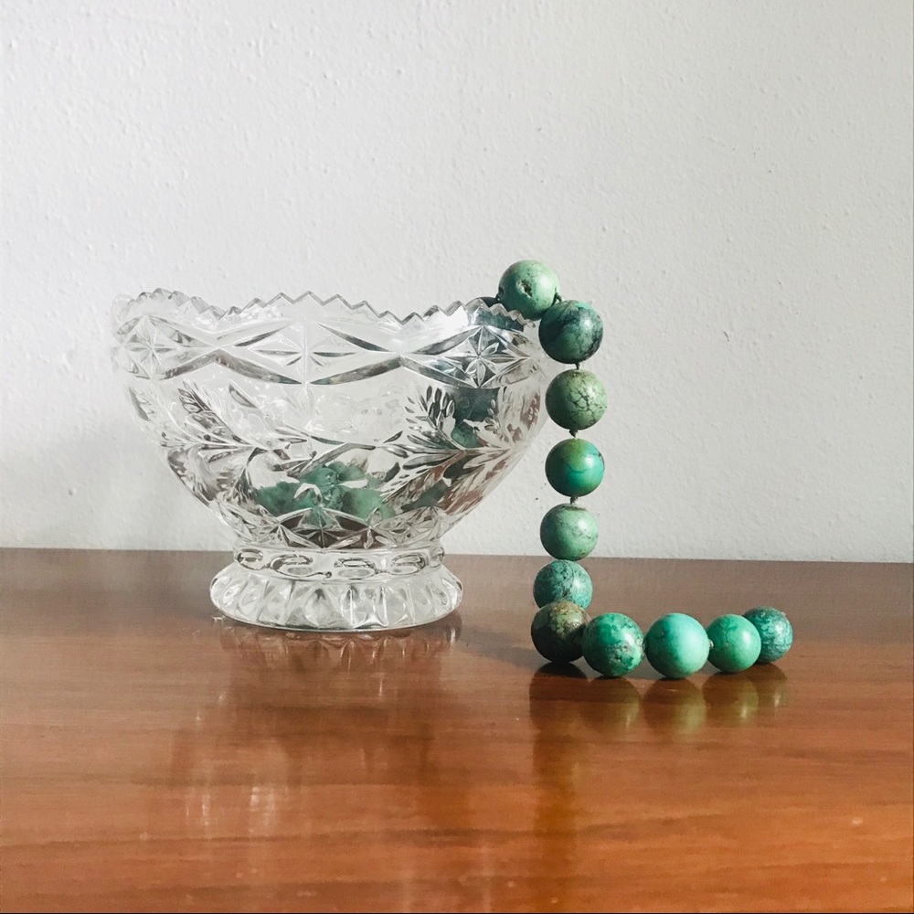Cut bleikristall germany lead crystal bowl